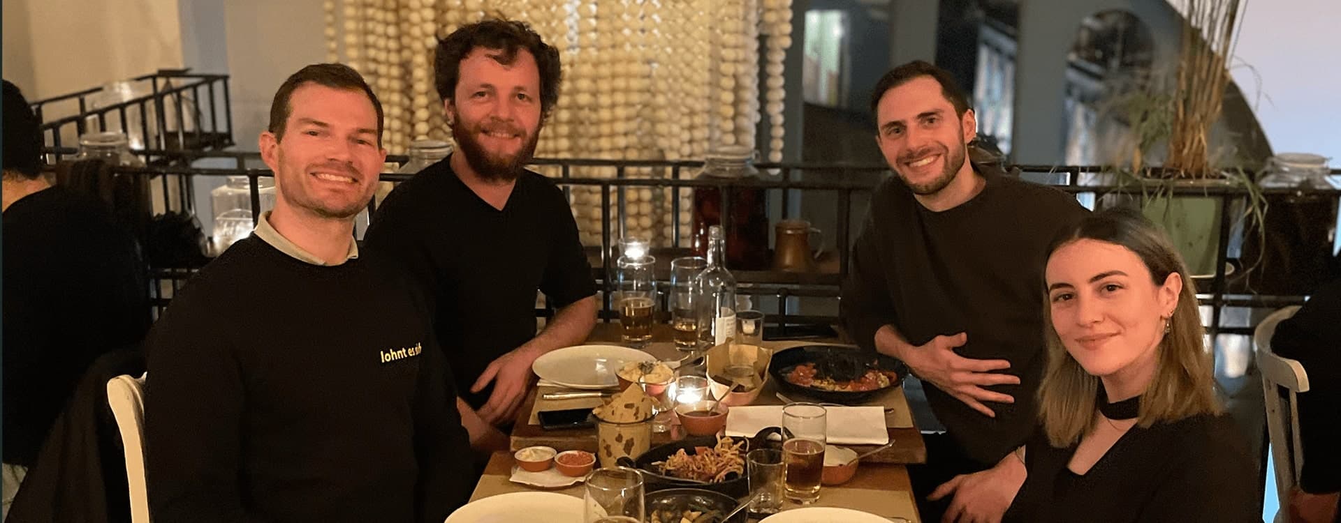 Lohnt es sich Team beim Abendessen