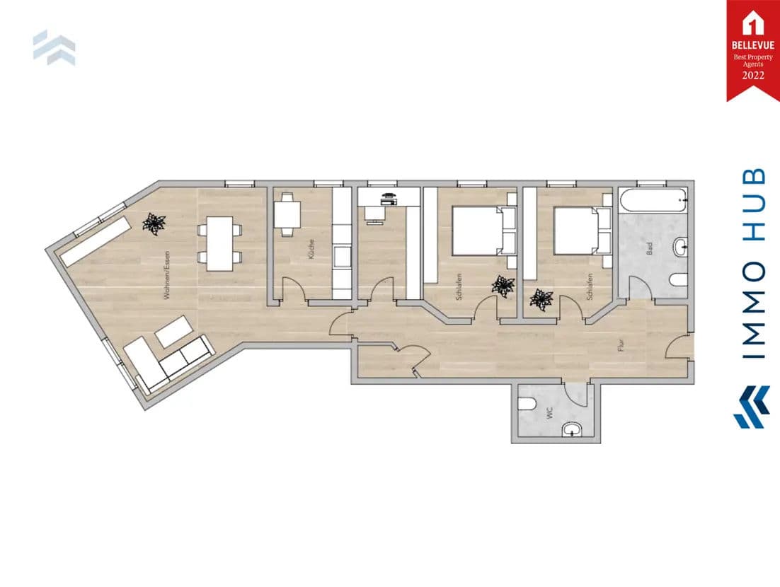 Bild 7 Barrierefreie Wohnung im Heimatdorf von RB Leipzig | Leipzig, Markranstädt | 105m² | 170.000€